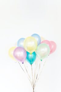 Fødselsdagshilsen med baloons